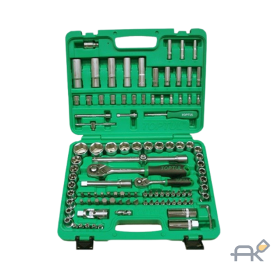 Набор головок и бит 108предм. 1/4`.1/2` 6гр. TOPTUL (GCAI108R)